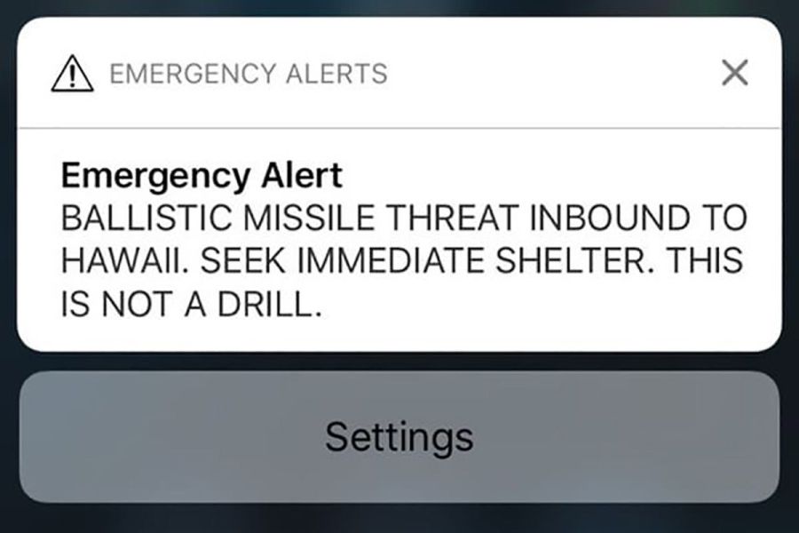 Hawaii missile mistake alert
