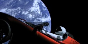 Tesla in space